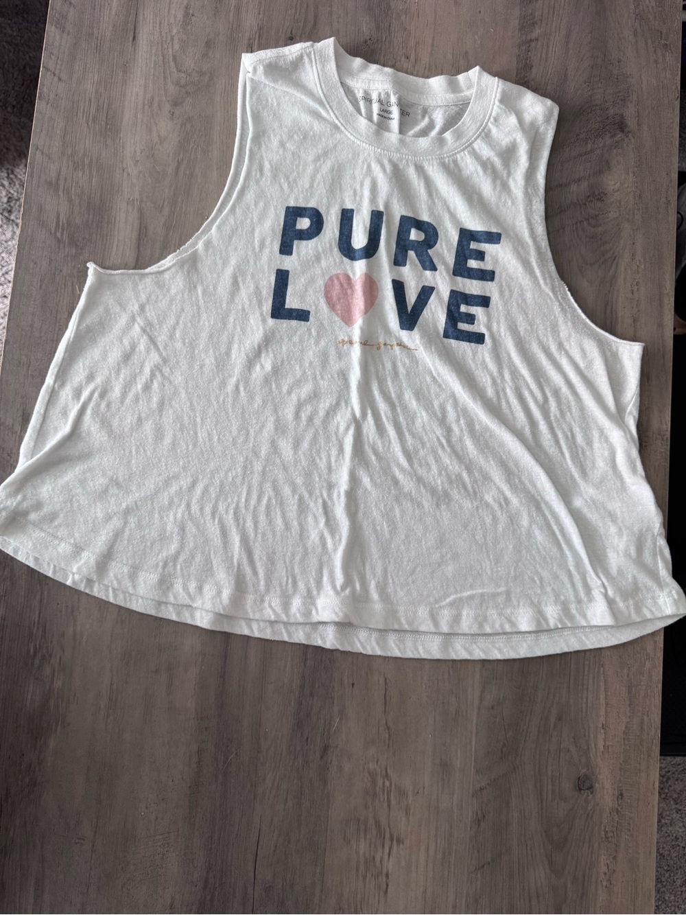 Spiritual Gangster 'Pure Love' Crop Tank